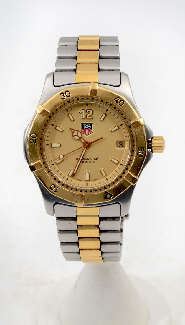 Appraisal: TAG HEUER TONE PROFESSIONAL WATCH WK - This is a