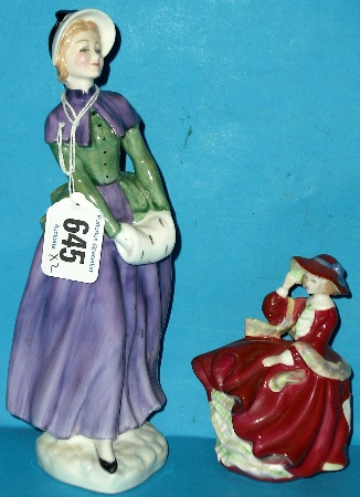 Appraisal: Royal Doulton Figures Florence HN and Miniature Top o the