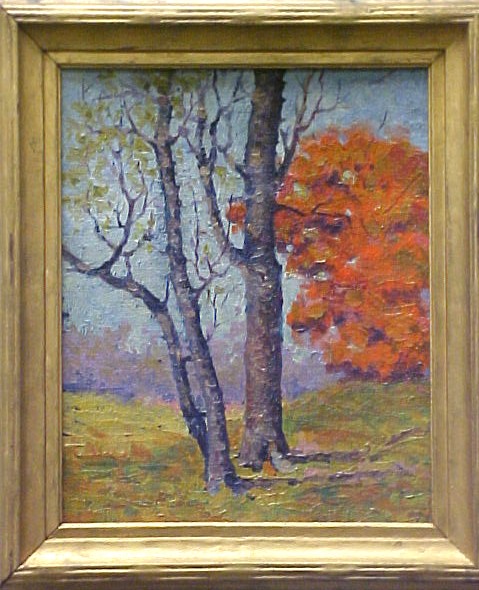 Appraisal: Attributed to Horace Shropshire Connecticut Artist b oil on board