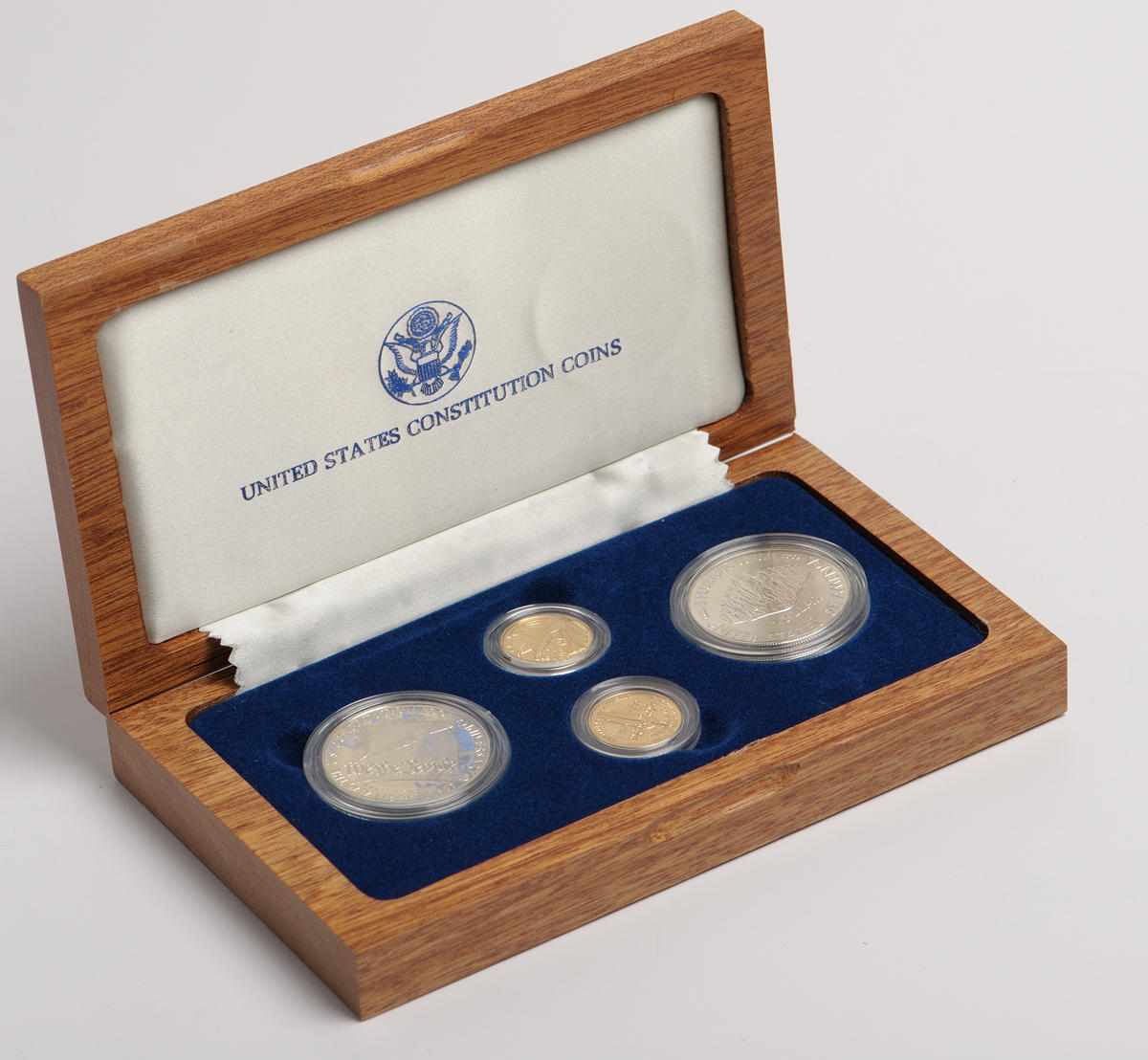 Appraisal: Constitution Piece Proof and Brilliant Uncirculated Set Included are two