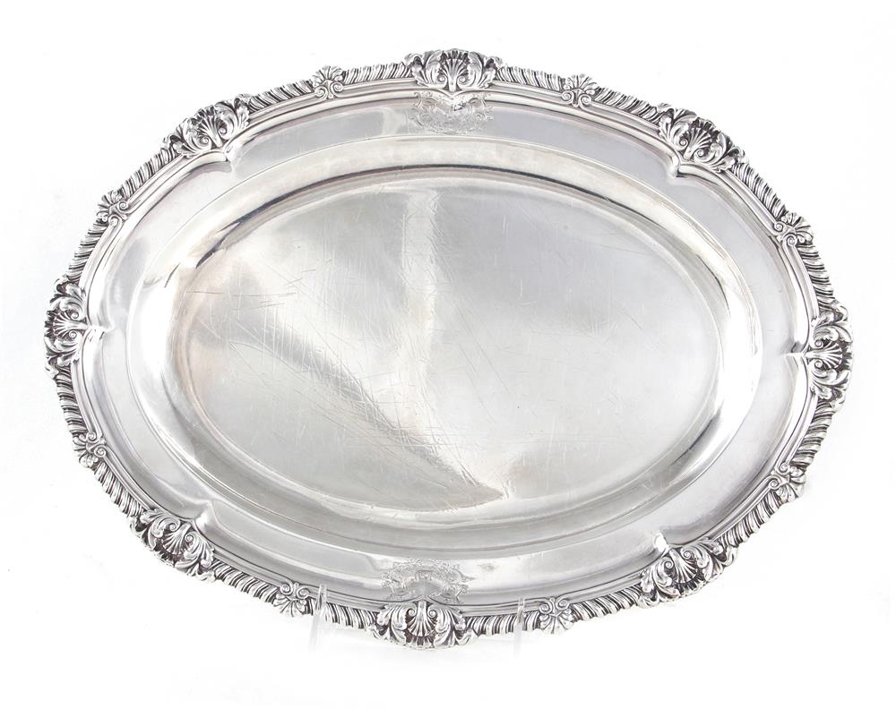 Appraisal: Victorian sterling tray Bateman Ball for Rundell Bridge and Co