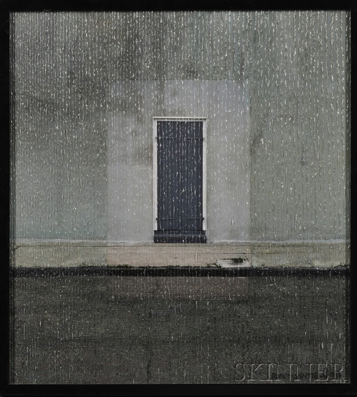 Appraisal: Robin Winfield American th st Century Untitled Doorway Signed and