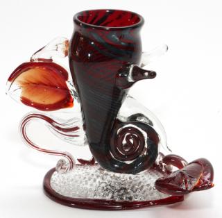 Appraisal: FRITZ DREISBACH STUDIO GLASS SCULPTURE FRITZ DREISBACH AMERICAN B STUDIO