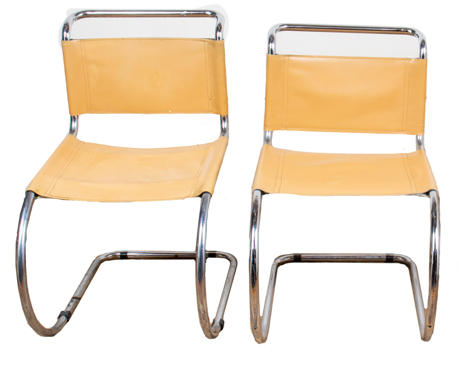 Appraisal: MIES VAN DER ROHE MR CANTILEVER CHAIRS Ludwig Mies van