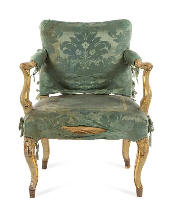 Appraisal: Sale Lot An Italian Painted Armchair late th early th