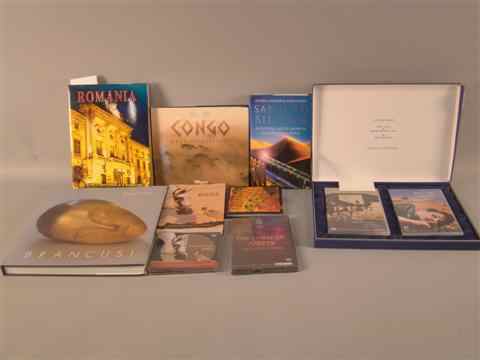 Appraisal: A COLLECTION OF INTERNATIONAL BOOKS AND DVDS Two Romanian books