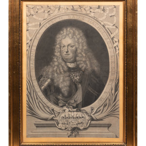 Appraisal: Philipp Kilian German - Frederick the Great engraving x inches