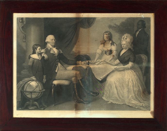 Appraisal: After Edward Savage American - George Washington's Family engraving after