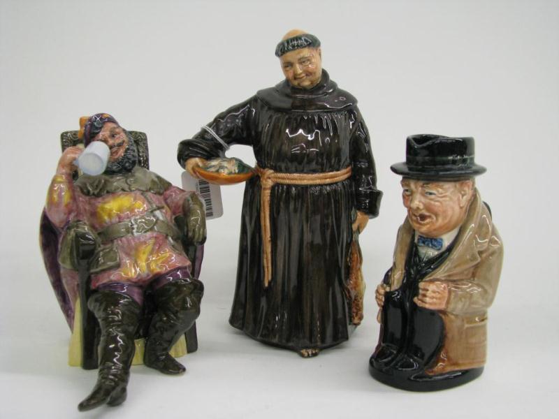 Appraisal: Group of porcelain Royal Doulton including The Jovial Monk ''