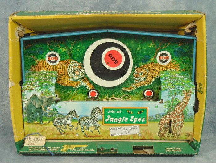 Appraisal: Ohio Art Jungle Eyes Target game tin litho print inches