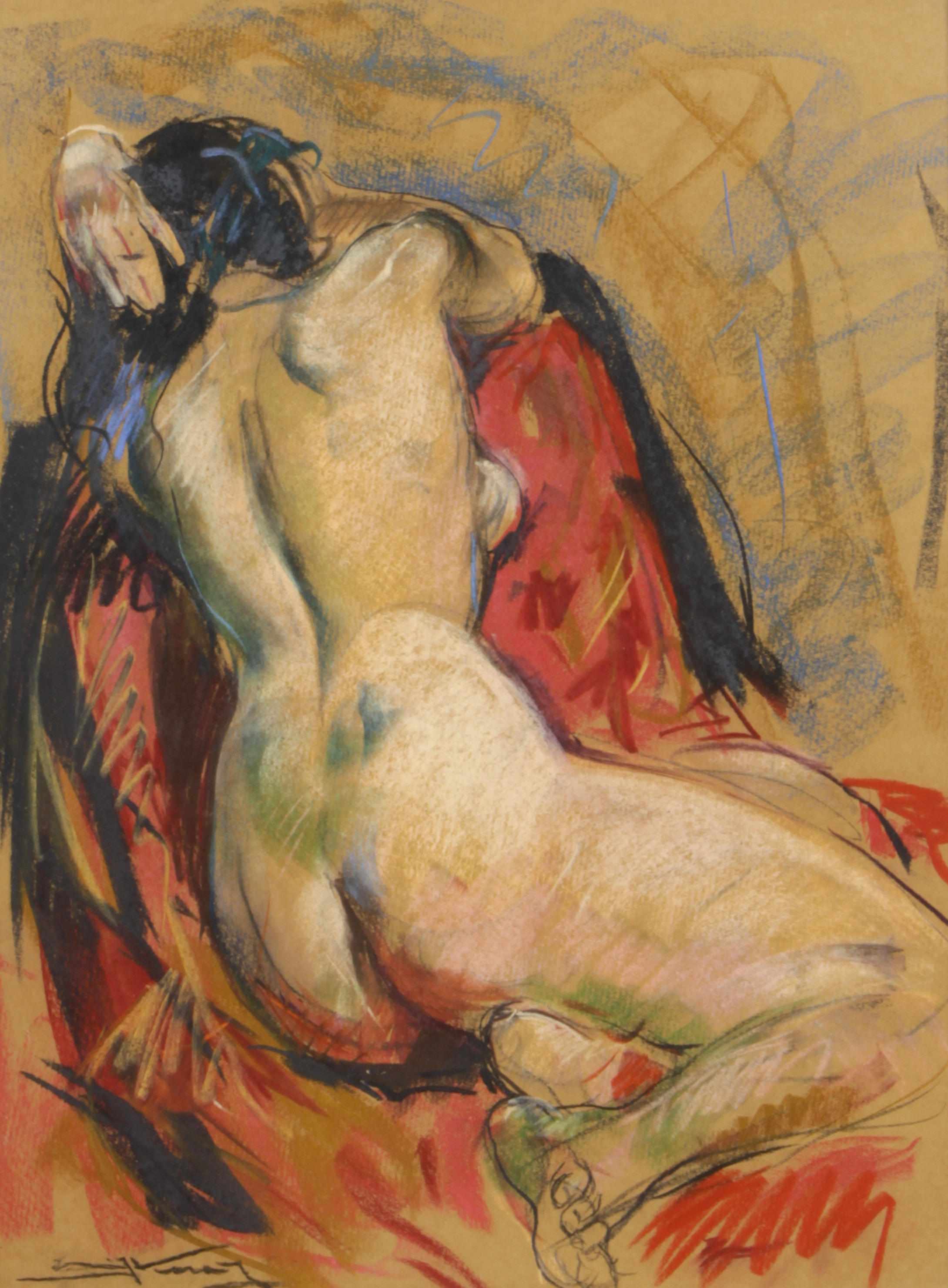 Appraisal: Emil Jean Kosa Jr American - Reclining nude signed 'Emil