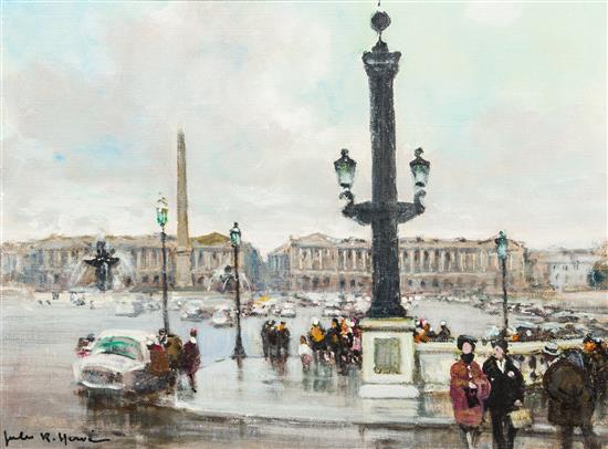 Appraisal: Sale Lot Jules Rene Herve French - Place de la