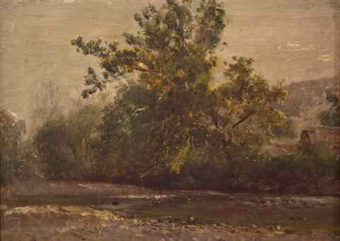 Appraisal: ARTHUR PARTON AMERICAN - LANDSCAPE Oil on canvas X in