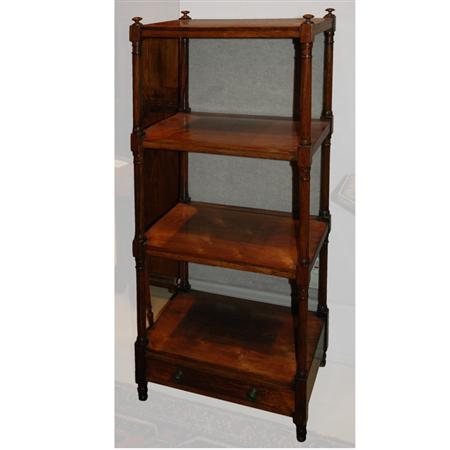 Appraisal: Regency Rosewood Etagere Estimate -