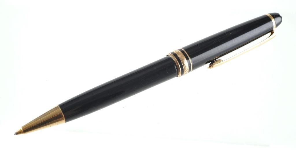 Appraisal: MONTBLANC BLACK PENCILMont Blanc pencil works fine shipping info This