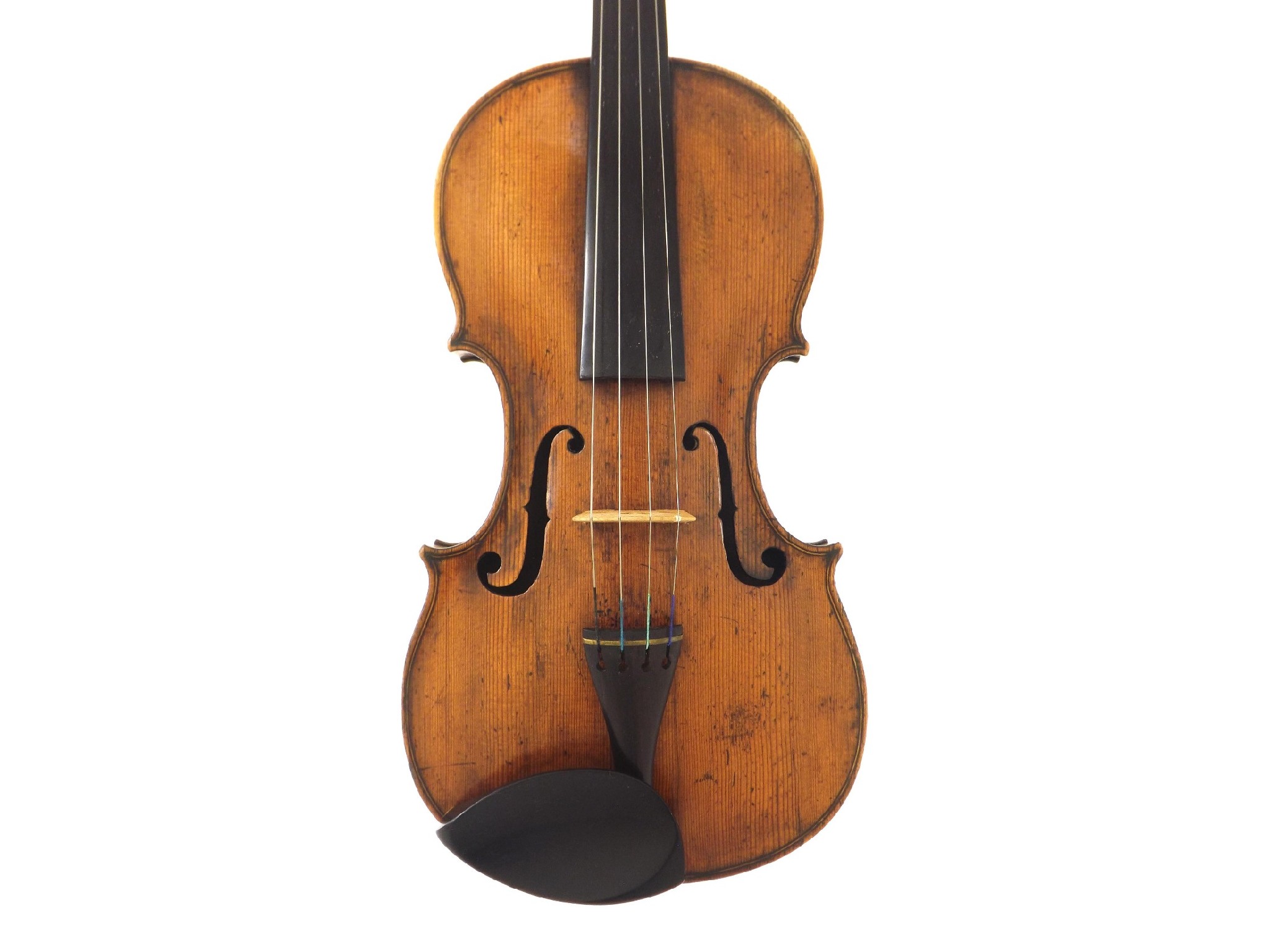 Appraisal: Late th century Saxon violin by and labelled Johann Anthony