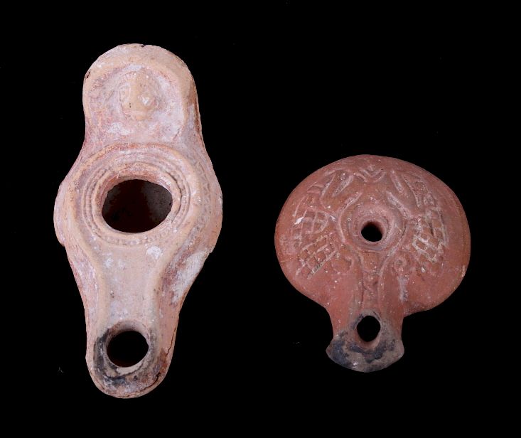 Appraisal: Roman Byzantine Oil Lamps C th- th Century A D