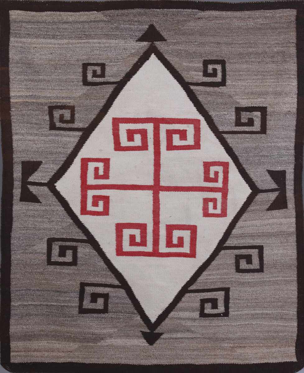 Appraisal: Navajo Weaving Some stains on one side ' x '