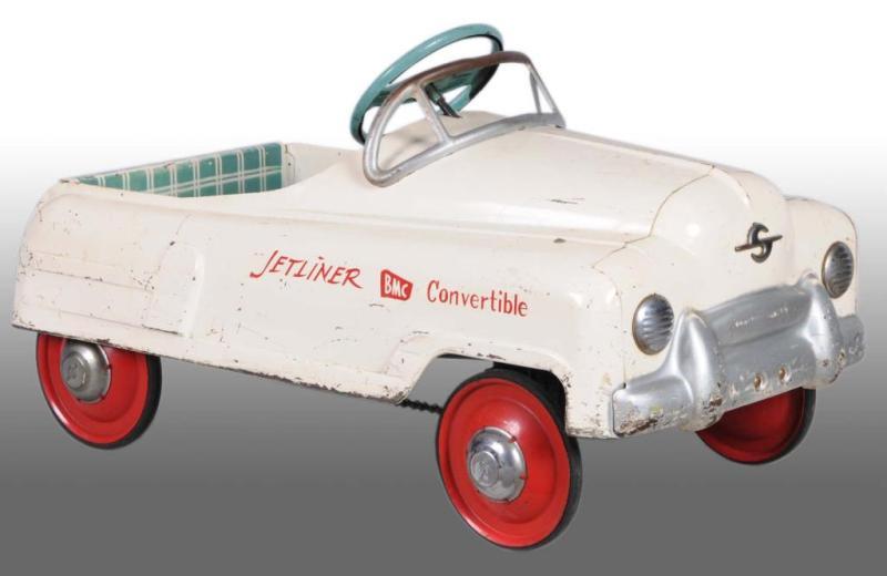 Appraisal: Pressed Steel BMC Jetliner Convertible Pedal Car Description English s