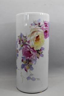 Appraisal: Signed Sue Lancaster Porcelain Cane Stand Signed Sue Lancaster Porcelain