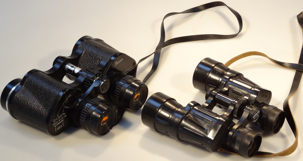 Appraisal: Two pairs of thC binoculars comprising a pair of Pentax