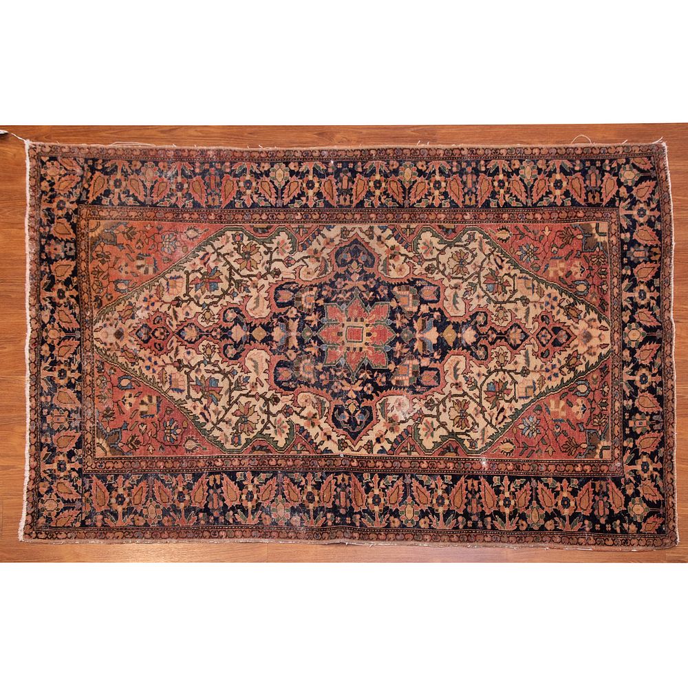 Appraisal: Antique Feraghan Sarouk Rug Persia x Second quarter- th century