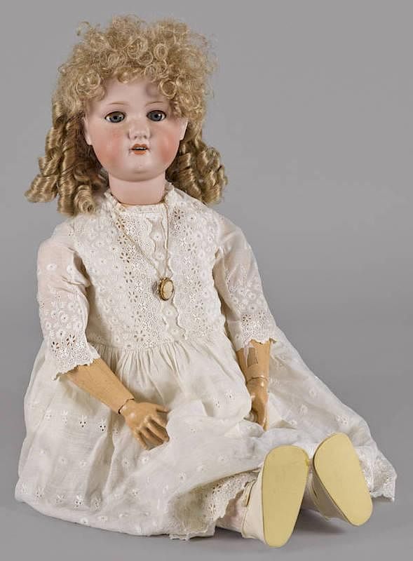 Appraisal: Large Armand Marseille bisque head doll inscribe Large Armand Marseille