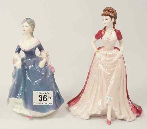 Appraisal: Coalport Figure Ladies of Fashion Gina and Fashion