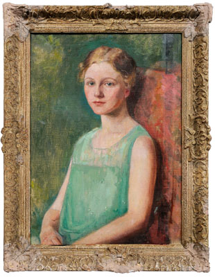 Appraisal: Attributed to Evelyn Ramsey Lord New York - Woman in