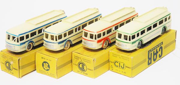 Appraisal: X CIJ CAR RENAULT BUS G-M BOXES G-VG X CIJ