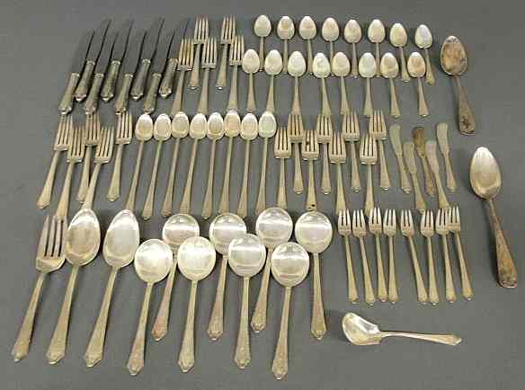 Appraisal: Sterling silver flatware service by Towle in the Dorothy Manner's