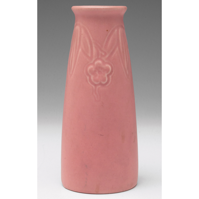 Appraisal: Rookwood vase pink matte w x h with a Rookwood