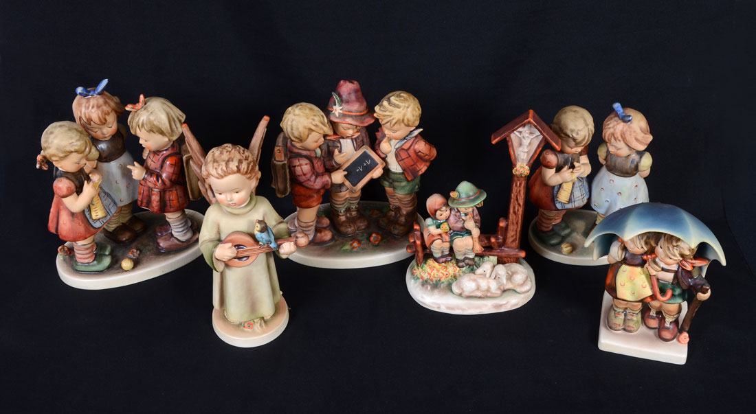 Appraisal: COLLECTION OF GOEBEL HUMMEL FIGURINES An assembled collection of Hummel