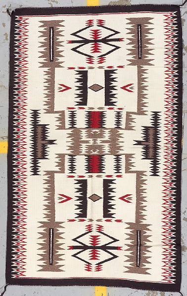 Appraisal: A Navajo rug size approximately ft in x ft in