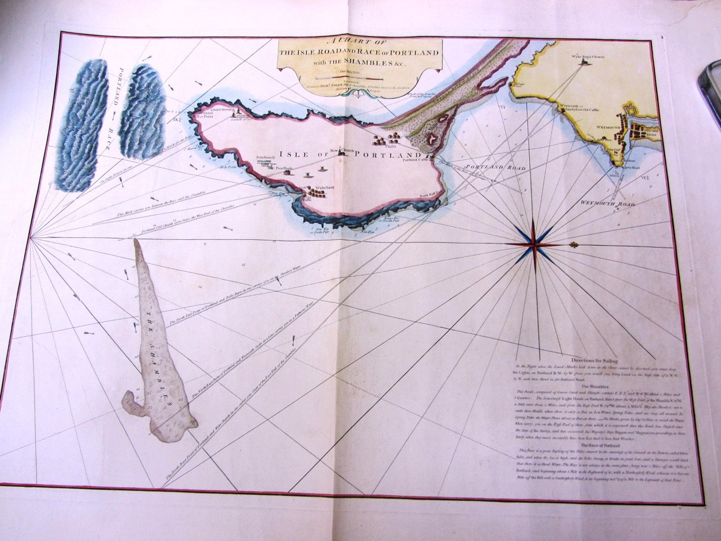 Appraisal: PORTLAND A Chart of the Isle Road and Race of