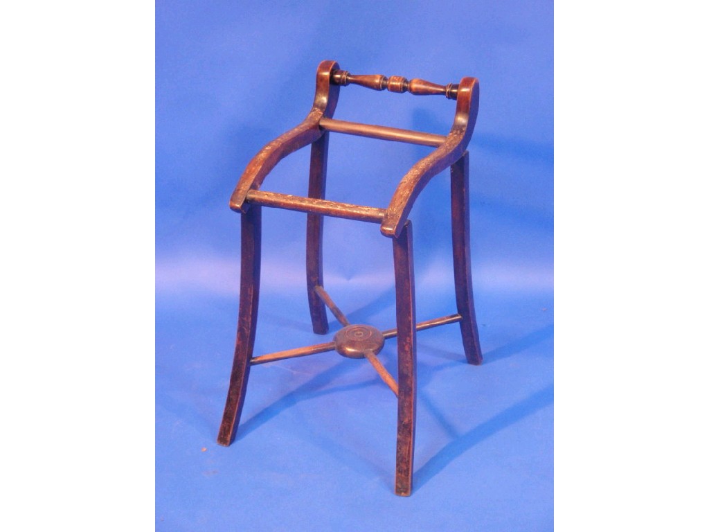 Appraisal: A Regency dressing table seat frame