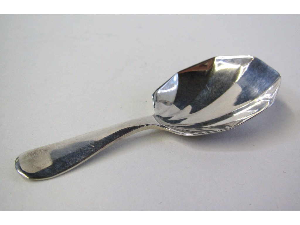 Appraisal: Silver caddy spoon Sheffield