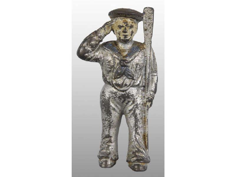 Appraisal: Cast Iron Large Size Sailor Still Bank Description Made by