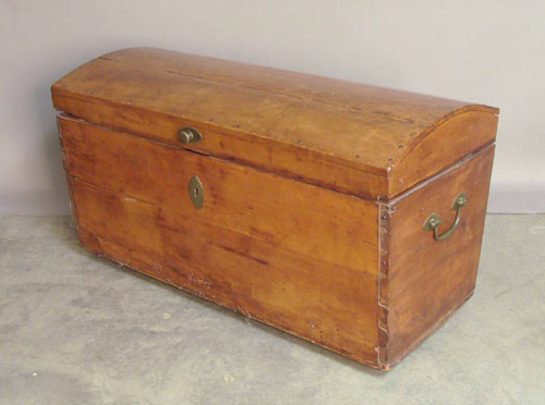 Appraisal: Cedar dome lid trunk th c