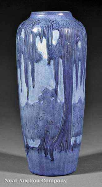 Appraisal: A Newcomb College Art Pottery Semi-Matte Glaze Vase decorated by