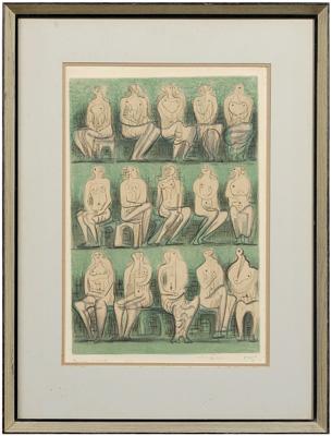 Appraisal: Henry Moore color lithograph British - titled verso in pencil