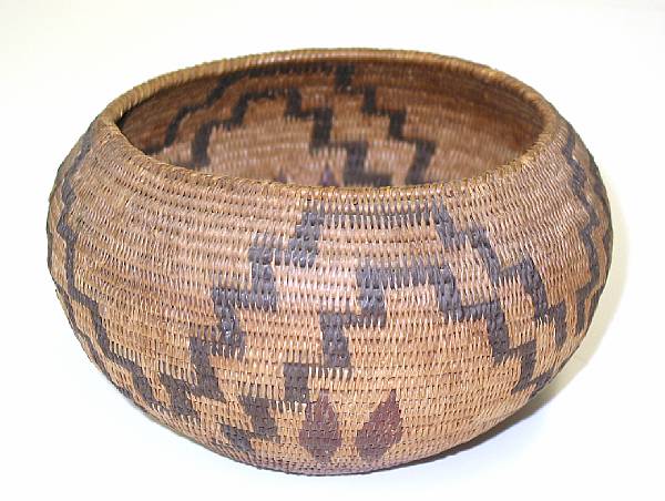 Appraisal: A Paiute polychrome basket diameter in