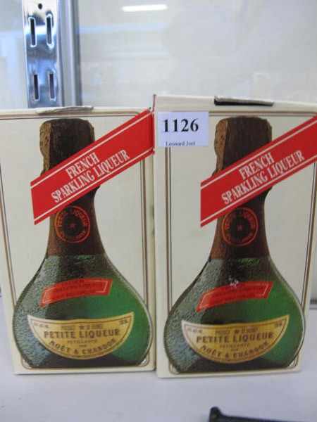 Appraisal: TWO BOTTLES OF FRENCH SPARKLING LIQUEUR