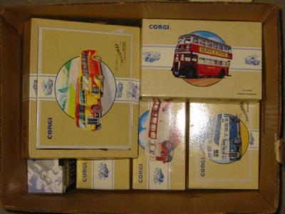 Appraisal: Six Corgi Classics bus and coach models boxed M