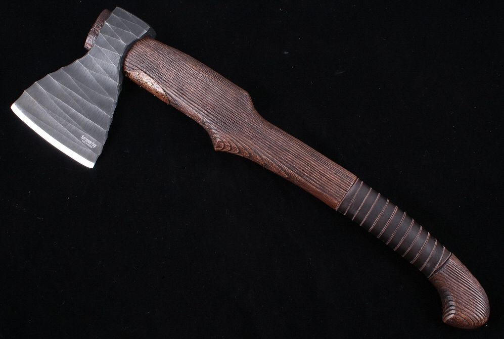 Appraisal: Bjorn Ironside Forge High Carbon Viking Style Axe Featured in