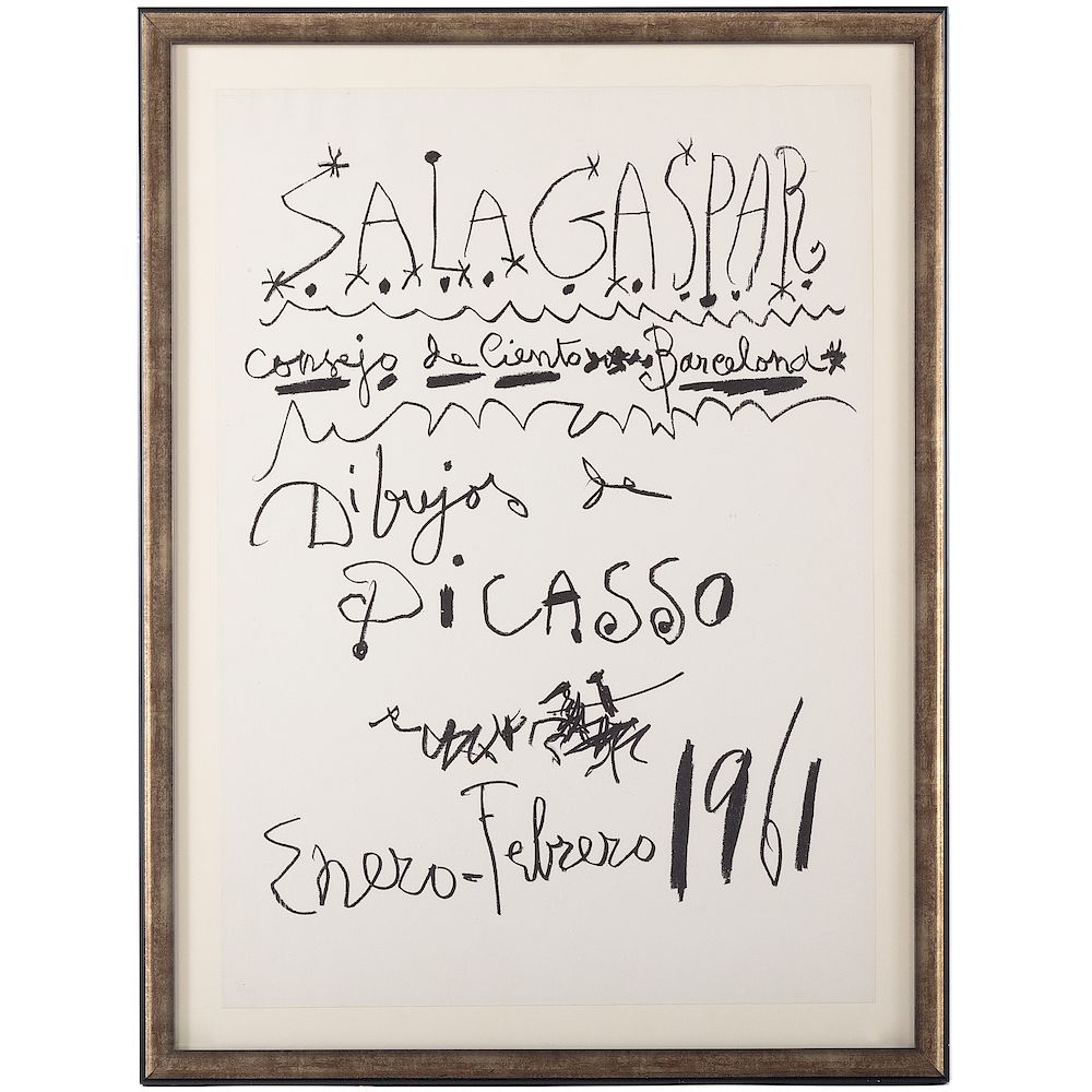 Appraisal: Pablo Picasso Sala Gaspar Dibujos Sala Gaspar Dibujos de Picasso