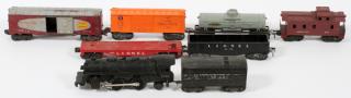 Appraisal: LIONEL O GAUGE POST LIONEL O GAUGE POST-WAR FREIGHT TRAIN