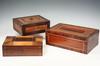 Appraisal: LATE th c DOCUMENT BOXES - Including Oblong Edwardian string