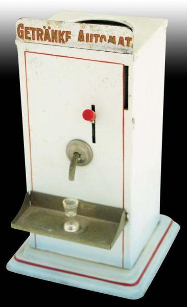 Appraisal: Getranke Automat Vending Mechanical Bank Description Tin Doll et Cie