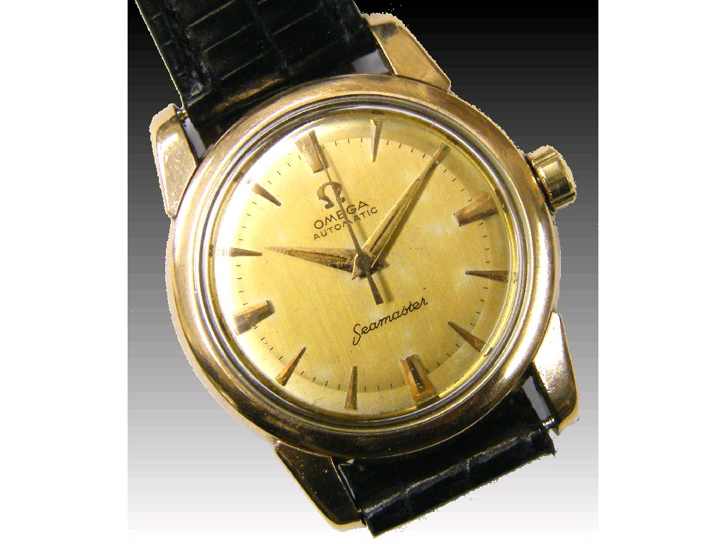 Appraisal: Omega 's Seamaster automatic pink gold capped and stainless steel